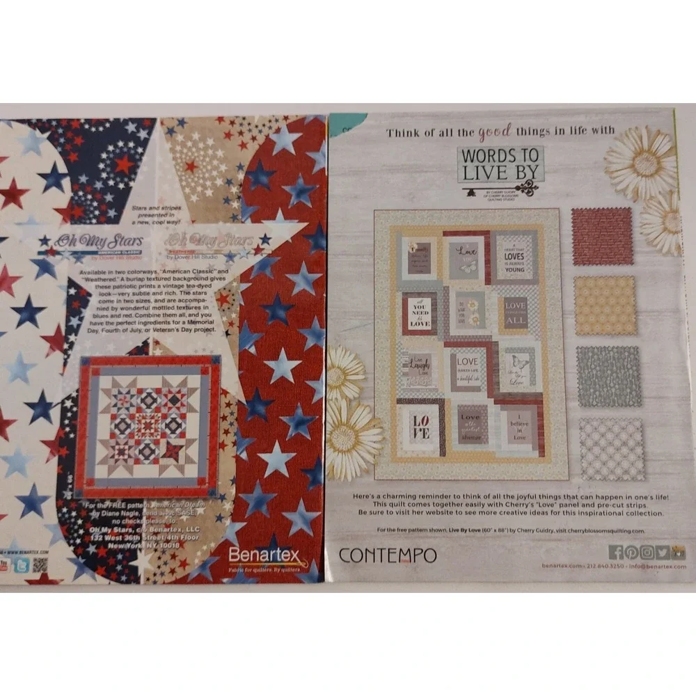 Lot 2 Quilting Magazine‎ May/June 2016 + October 2018